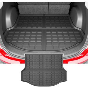 powoq Cargo Mat Compatible with 2013-2018 Toyota RAV4 Trunk Mat All Weather TPE Trunk Liner Cargo Liner Replacement for 2013 2014 2015 2016 2017 2018 Toyota RAV4 Accessories