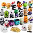 JOYIN 24 PCS Halloween Wind Up Toys for Kids Gifts, Wind Up Toys Bulk for Halloween Party Favors Goodie Bag Fillers, Student School Classroom Favors, Carnival Game Prizes