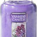Yankee Candle Lilac Blossoms Scented Classic 22oz Large Jar Single Wick Candle Over 110 Hours of Burn Time Perfect for Gifting Gatherings and Seasonal Decorations