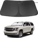 Windshield Sun Shade Custom Fit for 2015-2020 Chevrolet/Chevy Suburban Accessories Foldable Sunshade Sun Blocker Protect Car from Sun Rays & Heat Damage Keep Car Cooler