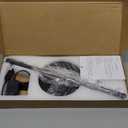 EDISHINE Upgraded LED Table Lamp, Stepless Dimmable Bedside Lamp with 3 Color Temperature, Modern Nightstand Lamp, Desk Lamp for Bedroom, Living Room, Corner, Gift, Metal Finish, Black, 6W