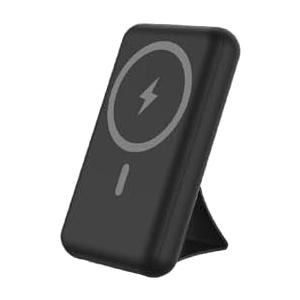 Energizer 10,000mAh Magnetic Wireless Power Bank with Foldable Stand15W Wireless & 22.5W USB C PD Fast Charging Portable Battery Pack for iPhone 16/15/14/13/12 Series, iPad, Samsung_QM10002PQ