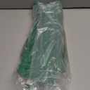 Bslingerie® Womens Faux Leather Zipper Front Bustier Corset Top (XL, Green)