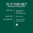 Biolage Strength Recovery Shampoo - Reduces Breakage & Detangles, Instantly Strengthens and Moisturizes, For Damaged Hair, With Olive Squalane & Vegan Proteins, Paraben & Mineral Oil-Free