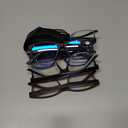 MOZVND 5 Pack Blue Light Blocking Reading Glasses for Men with Spring Hinge 2.0 Fashion Large Wide Computer Readers for Men +2.