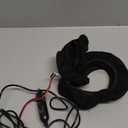 Heated Steering Wheel Cover – 12V Fast Heating PU Leather Car Wheel Warmer, Universal Fit 14.5"–15.5" for Car, SUV, Truck（Black）