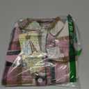 IBTOM CASTLE Boys Girls Flannel Plaid Shirt Jacket Long Sleeve Lapel Button Down Pocketed Shirts Regular Fit Casual Fall Coat (3-4T, Pink)