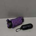 Heavy Duty Dog Leash for Large Medium Small Breed Dogs, Reflective Rope Dog leashes with Comfortable Handle,4/5/6 FT Pet Puppy Leash for Night Walking with Poop Bag Holder,Purple,1/2 inch