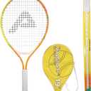 AMA SPORT Kids Tennis Racket for Junior Toddlers Starter Kit 17-25" Tennis Racquet for Girls and Boys with 420D Nylon Shoulder Strap Bag, 19 inch