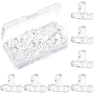 10mm 3/8 Inch 300 Pcs Tile Spacers Brick Wall Separator 3 Way Flooring Deck Board Pave Tile Spacers Leveling System Clips Thin Brick Veneer Tools