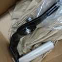 LAT Pull Down Bar Set with 360 Rotatable Handles, LAT Pulldown Attachments for Whole Back Training, Heavy-Duty Locking LAT Pulldown Bars for Home Gym Cable (Black)