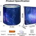 Sincat Portable Foldable Ice Bath Tub, Large Collapsible Bathtub for Adults