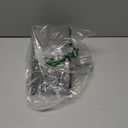 Black Acrylic Book Ends for Shelves/Desk, 2 Pairs Non-Skid Bookends, Heavy Duty Book Holders, Office Home Book Stopper for Book, Video Games, CDs