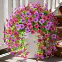 Artificial Fake Flowers Plants for Outdoor UV Resistant Summer Decoration