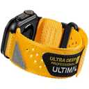 ULTIMAL Compatible witch Apple Watch 3/2/1 Series 11/10/9/8/7/6/5/4/SE/SE2/SE3,Nylon Stars-Stripes Flag Woven Strap for men 49mm 46mm 45mm 44mm (Yellow)