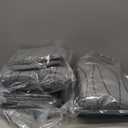 YIHOUSE Memory Foam Grey Bathroom Rug Sets 5 Piece, Ultra Absorbent Bath Mat for Bathroom - Non-Slip Machine Washable & Dry Quickly, 5 Piece Bathroom Mat Set, Dark Grey (1'8" x 3'10" (Rectangular))