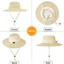 ZOORON Sun Hats for Men Women UPF 50+ Bucket Hat UV Protection Boonie Hat for Fishing Hiking Garden Safari Beach