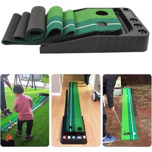2.5m No Track Type Mat, Putting Mat, Training Mat, Hard Floor Indoor Carpet For Family Entertainment Outdoor Use