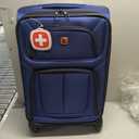 SwissGear Sion Softside Expandable Luggage, Blue, Carry-On 21-Inch