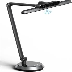 Honeywell Desk Lamp for Home Office, H9 Sunturalux Eye-Caring LED Desk Light, 1000LM Dimmable Desk Lamp with Timer and Auto-sensing, Adjustable Desk Reading Light or Study, Cumputer, Architect