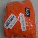 SlowTon Dog Raincoat, Adjustable Dog Rain Jacket Clear Hooded Double Layer, Waterproof Poncho with Reflective Strip Straps and Storage Pocket for Medium Dogs Puppies(OR M)