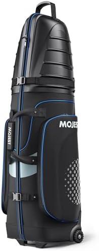 Golf Travel Bags for Airlines with Wheels, Hard Case Top and 1680D Heavy Duty Oxford Protect Golf Clubs, Lightweight and Easy to Maneuver