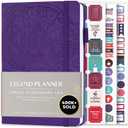 Legend Planner  Weekly & Monthly Life Planner to Hit Your Goals & Live Happier. Organizer Notebook & Productivity Journal. A5 (Purple) (A5 (5.5'' x 8.3''))