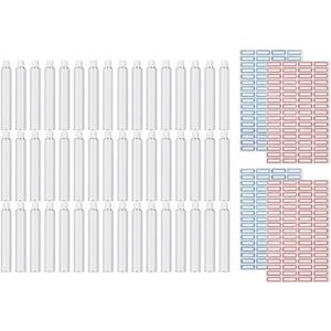 48 Pcs Empty Aluminum Paint Tubes Aluminum Paint Tubes Empty Aluminum Tube 20Ml for Making Paint and Store Remaining Paint Acrylic Oil with 4 Label