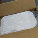 Cesun Small Bathroom Trash Can with Lid Soft Close, Step Pedal, 5 Liter / 1.3 Gallon Stainless Steel Garbage Can with Removable Inner Bucket, Waste Basket for Bathroom, Bedroom (White)