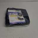 Zzrywuty Zipper Binder, 3 Inch 3-Ring Binder with Zipper, Expanding Folders and Shoulder Straps & Handles, 3" O-Rings with Multiple Pocketsfor 13" MacBook and Tablet for Middle School- Blue