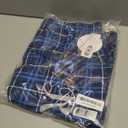 Harry Potter Men's House Crest Plaid Lounge Pajama Pants - All 4 Houses Gryffindor, Ravenclaw, Slytherin, Hufflepuff (Blue, M)