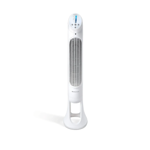 Honeywell HYF260 Quiet Set Whole Room Tower Fan, White