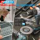 DKIBBITH 10 Pack Dry Diamond Drill Bits & Tile Drill Bit Set for Ceramic, Porcelain, Marble, Granite, Stone, Glass - Round Shank 3/16"(x2), 1/4"(x3), 5/16", 3/8", 1/2"+2Pack Masonry Drill Bits1/4