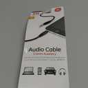 GE 33572 6' Audio Cable, Black