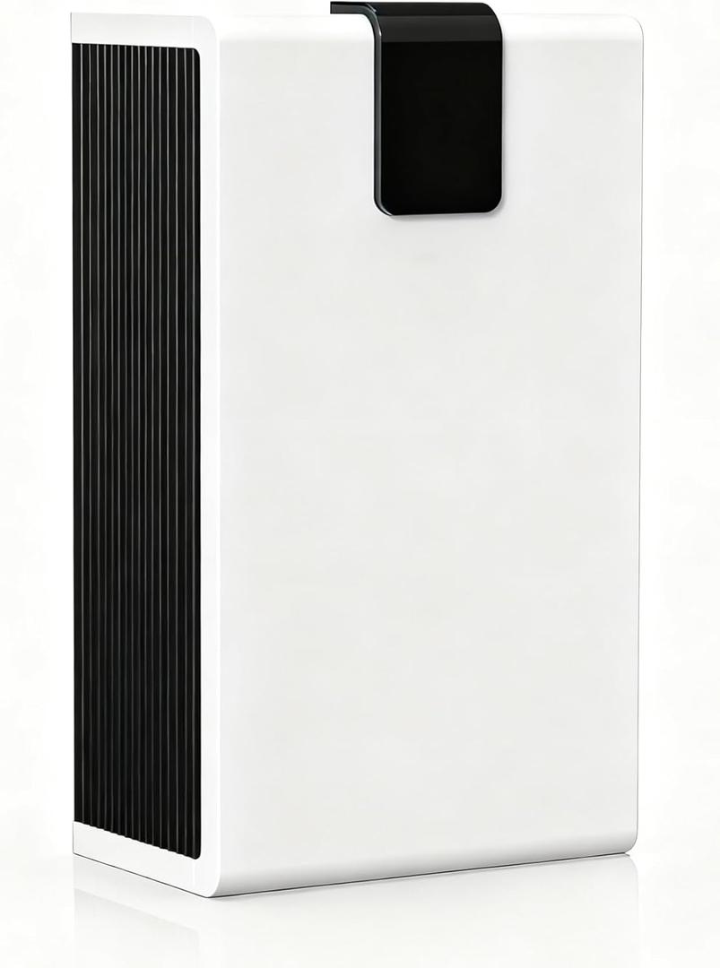 Dehumidifier, Dehumidifiers for Home, 98 OZ Water Tank, (1000 sq.ft) Quiet Dehumidifier for Basement Bedroom Bathroom with Humidity Display, Auto Shut Off, Relaxing 7 Color Ambient Light(White)