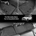 Floor Mats Cargo Liner and Rear Seat Backrest Mat for for 2019-2025 Mercedes-Benz G Class G500/G550/G580/G63 AMG Accessories All Weather Protector Mat (for 2019-2025 Benz G Class Full Set)