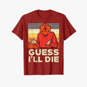 Rpg Gamer 1 Guess Ill Die Retro Men Boys Kids Youth T-Shirt L