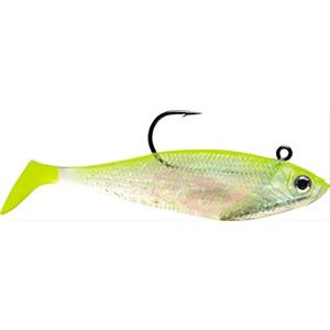2 PACK torm WildEye Swim Shad 04 (Shiner Chart. Silver, Size- 4) (WSS04SHCS)