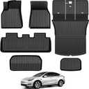 Floor Mats for 2021-2024 Tesla Model Y 5-Seat Accessories