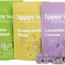 Happy Wax Spring Mix Premium Scented Natural, Non Toxic Soy Wax Melts  6 Total Oz. of Scented Wax Melts. Includes Jasmine Bergamot, Honeysuckle Yuzu, and Lavender Cactus