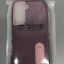 BaHaHoues for Samsung Galaxy S22 Case with Built in Kickstand,Shockproof/Dustproof/Drop Proof Military Grade Protective Cover for Galaxy S22 5G 6.1 inch(Night Purple/Baby Pink)