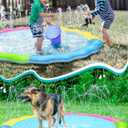 Kids Dog Splash Pad Sprinkler - Jasonwell Non Slip Dog Sprinkler Pad Splash Pool Puppy Dogs Pool Summer Outdoor Water Toys Backyard Durable Splash Pad for Toddlers Kids Small Medium Large Dogs Pet
