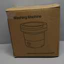 Portable Washing Machine, 12L Upgraded Mini Washing Machine With Spin Basket, Foldable Washer Cleaning for Underwear, Baby Clothes Socks and Small Items, Small Washer for Apartments, Dorm,RV (Green)