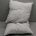 Amazon Basics Square Hypoallergenic Pillow Insert, Sofa Bed Couch Decorative Stuffer, 20", 2 Pack (20 x 20 inches)