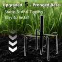 Metal Bird Bath for Outdoors, Weatherproof Detachable Bird Bath, Retro Bronze Garden Decor, 40 Inches Tall,Reinforced BracketSuitable for Gardens, Backyards, Patios, and Flower Beds