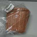 Kids Bike Basket Wicker Woven Front Bicycle Basket for Boys Girls Mini Handlebar Basket for Kids Bike or Scooter