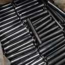 500 Pack 116mm Black Pop Top Tubes with Squeeze Caps | Plastic Containers for Packaging Storage Herbs and Spices (500 Count)