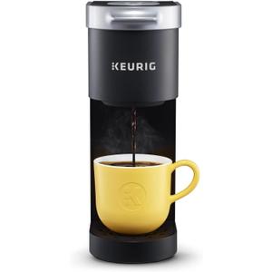 Keurig K-Mini Single Serve K-Cup Pod Coffee Maker, 6 to 12oz Brew size, with Cord Storage, Perfect for Small Spaces, Black (Black)