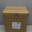 4 Packs Storage Bins with Bamboo Lids - Plastic Storage Containers with Lids Stackable Storage BoxStorages Baskets for Organizing Desktop Closet Playroom Classroom Office,White