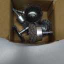 Rocaris 6 Pack Carbon Steel Wire Wheel and Pen Brush Set with 1/4-Inch Hex Shank for Rust Removal, Corrosion and Scrub Surfaces